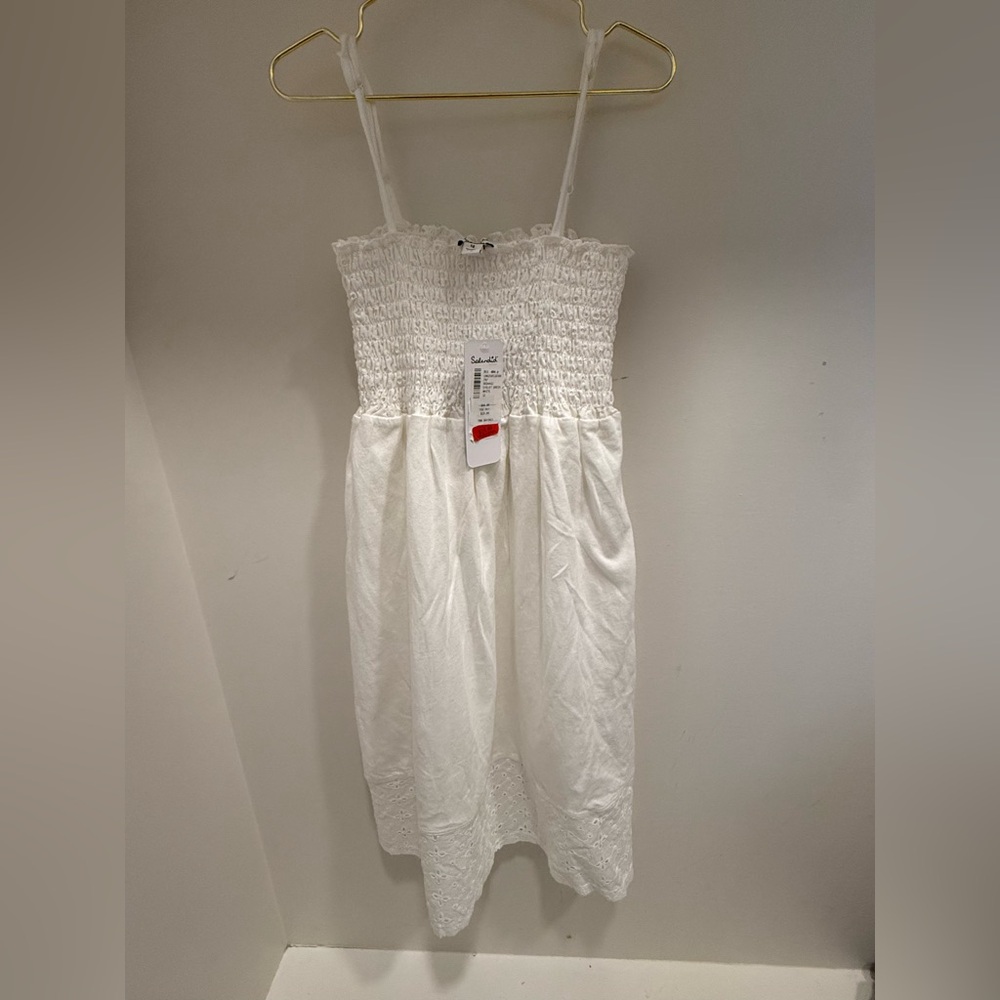 Splendid Ivory Smocked Dress